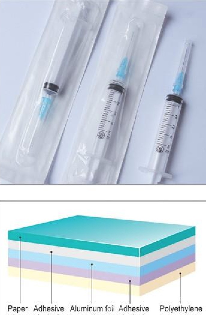 Película de embalaje farmacéutico y estructura de embalaje