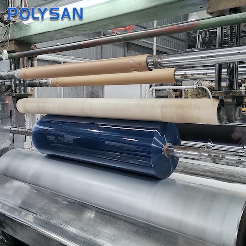 Rollo de película de PVC flexible súper transparente