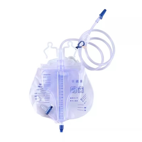 Bolsa de orina médica de película de PVC blando